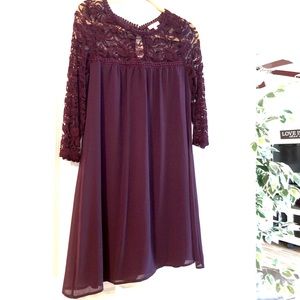 New w/o tags Purple Dress